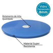 Prato Giratório Vidro Temperado 8Mm ul 60Cm