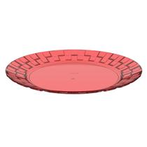 Prato Grande 26cm Vermelho Crippa Bandeja para Servir Mesa Posta Porções Aperitivos Prato Grande 26cm Vermelho Crippa Bandeja para Servir Mesa Posta Porções Aperitivos