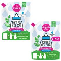 Prato hipoalergênico Baby Bottle Soap Dapple de 1 litro (pacote com 2)