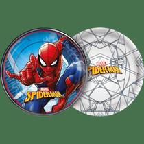 Prato Homem Aranha Spider Man Animação c/ 12 unids - Regina