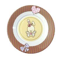 Prato Infantil Cerâmica Rosa Menina Desenhado Cerâmico Crianças Feminino Tramontina Prato Infantil Cerâmica Rosa Menina Desenhado Cerâmico Crianças Feminino Tramontina