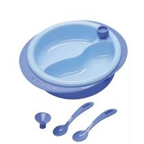 Prato Infantil com Ventosa Divisória Térmico Com Colher Kuka Prato Infantil com Ventosa Divisória Térmico Com Colher Kuka