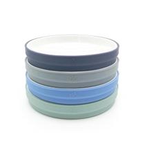 Prato Infantil de Porcelana Elk and Friends 20cm com Capa de Silicone