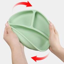 Prato Infantil de Silicone Babador SNH02 Snel Home