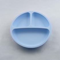 Prato Infantil De SIlicone Com 3 Divisórias C/ Ventosa Prato Infantil De SIlicone Com 3 Divisórias C/ Ventosa