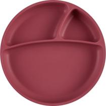 Prato Infantil Divisórias Silicone Portions Velvet Rose - Minikoioi