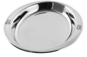 Prato Infantil Inox Infantil Bear 21 cm - Mimo Style - AN957 Prato Infantil Inox Infantil Bear 21 cm - Mimo Style - AN957