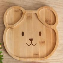 Prato Infantil Lyor Dog 20cm x 20cm x 1,2cm Bambu Prato Infantil Lyor Dog 20cm x 20cm x 1,2cm Bambu