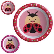 Prato Infantil Melamina Estampa Joaninha - ART HOUSE Prato Infantil Melamina Estampa Joaninha - ART HOUSE