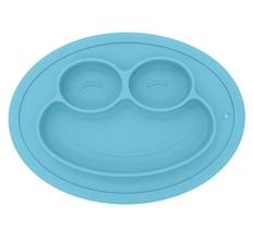 Prato Infantil Mimo SN23155 Silicone Azul Prato Infantil Mimo SN23155 Silicone Azul