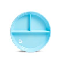 Prato Infantil Munchkin Com Divisória Ventosa Bebê 6m+ Azul