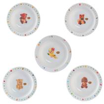 Prato Infantil Pratinho bebe Bowl Divertido Plástico Desenho - Turminha do Guará Prato Infantil Pratinho bebe Bowl Divertido Plástico Desenho - Turminha do Guará