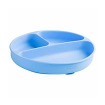 Prato Infantil Silicone Com Divisória Ventosa Soft Pimpolho Prato Infantil Silicone Com Divisória Ventosa Soft Pimpolho