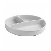 Prato Infantil Silicone Com Divisória Ventosa Soft Pimpolho Prato Infantil Silicone Com Divisória Ventosa Soft Pimpolho