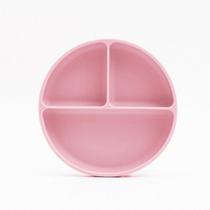 Prato Infantil Silicone com Divisórias e Ventosa Azul Petit Piá Prato Infantil Silicone com Divisórias e Ventosa Azul Petit Piá