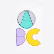 Prato Infantil Silicone com Divisórias Removivéis ABC Petit Piá Prato Infantil Silicone com Divisórias Removivéis ABC Petit Piá