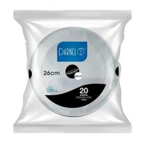 Prato isopor 26cm branco 20un Prato isopor 26cm branco 20un