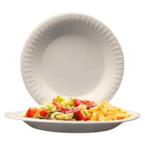 Prato isopor raso 23cm c/20un