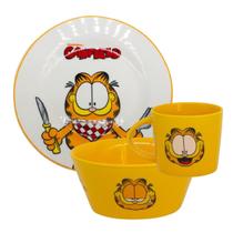 Prato Kit Breakfast Garfield 10025665 300ml Zonacriativa