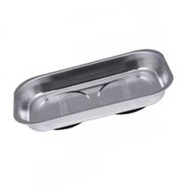 Prato Magnético Retangular Em Aço Inox 13,6 X 23,8 Cm 927910 Worker