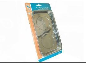 Prato Magnético Retangular Inox 6" Waft