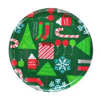 Prato Melamina Doce Natal 20x20cm Espressione Christmas