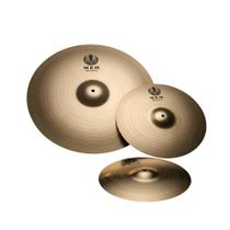Prato Mem Kit 14 16 20 Martelado Para Bateria