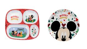 Prato Mickey Disney c/ Divisórias e Raso Melamine - Tuut Prato Mickey Disney c/ Divisórias e Raso Melamine - Tuut