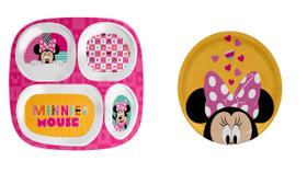 Prato Minnie Disney c/ Divisórias e Raso Melamine - Tuut Prato Minnie Disney c/ Divisórias e Raso Melamine - Tuut