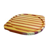 Prato misto para Pizza 33x43cm com rebaixe e pegador 30cm