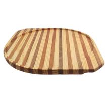 Prato misto para Pizza 48X61cm com rebaixe e pegador 45cm