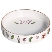 Prato Natal Bandeja Redondo Cilindro Joy Branco 17,5x4cm Silveira Prato Natal Bandeja Redondo Cilindro Joy Branco 17,5x4cm Silveira