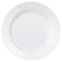 Prato Opaline vidro temperado raso 24cm Branco - Duralex