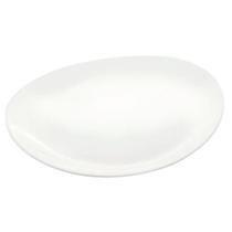 Prato Oval Branco Vidro Opalino Steak Essenza 30x26cm Profissional Avulso Restaurante Prato Oval Branco Vidro Opalino Steak Essenza 30x26cm Profissional Avulso Restaurante