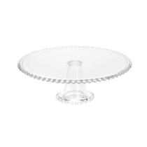 Prato P/Bolo Cristal De Chumbo C/Pé Pearl 31X11Cm Prato P/Bolo Cristal De Chumbo C/Pé Pearl 31X11Cm