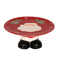 Prato P/bolo Natalino C/pe Ceramica Spark 25,5x11