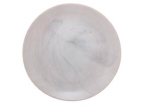Prato P/ Sobremesa de Vidro Granit Mármore 19cm - Lyor