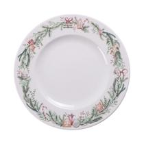 Prato Panetone Tramontina Casa Natal Noite Feliz Em Porcelana Decorada 28 Cm Tramontina