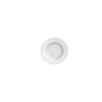 Prato Pão Filetado Tramontina Elisa Porcelana Borda Dourada 17cm
