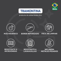 Prato Pão Tramontina Isabel em Porcelana 17 cm