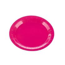 Prato Papel Biodegradável Festa Pink Liso - PCT 10 unidades - Silver Plastic Prato Papel Biodegradável Festa Pink Liso - PCT 10 unidades - Silver Plastic