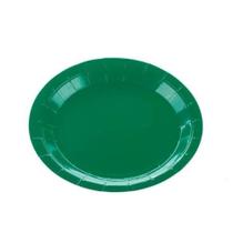 Prato Papel Biodegradável Verde Bandeira - PCT 10 unidades - Silver Plastic