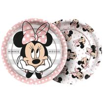 Prato Papel Minnie Mouse Rosa C/8 Regina Prato Papel Minnie Mouse Rosa C/8 Regina
