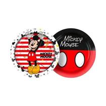 PRATO PAPEL REDONDO 18 cm MICKEY MOUSE 12 un. REGINA FESTA