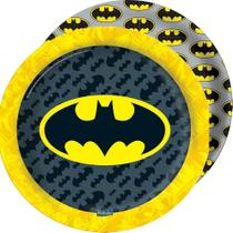 Prato Papel Tema 18cm Batman Geek - 08 unid Prato Papel Tema 18cm Batman Geek - 08 unid