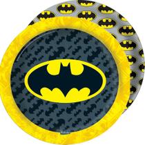 Prato Papel Tema 18cm Batman Geek - 08 unid - Festcolor