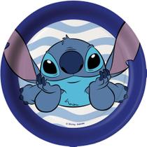 Prato Papel Tema 18cm Stitch Lilo Disney - 08 unid