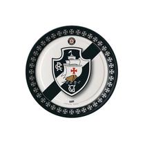 Prato Papel Tema 18cm Vasco da Gama Vascão - 08 unid