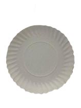 Prato Papelão Camada Branca R2 com 100 Unidades 19cm - Confesta