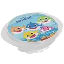 Prato Para Alimentação Infantil Bowl Para Bebê Com Ventosa Baby Shark BabyGo - Baby Go